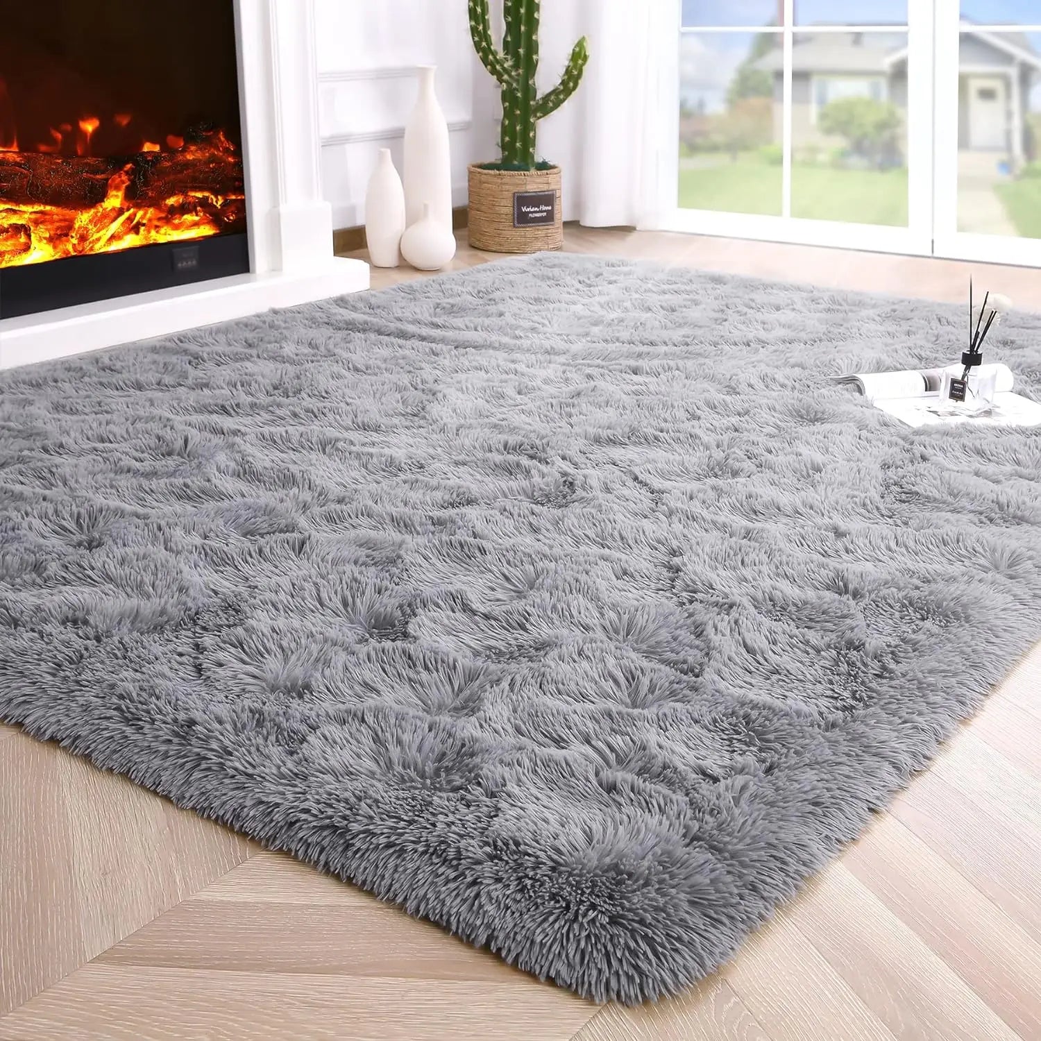 Navak Carpet Fluffy Rugs for Bedroom Fuzzy Area Rugs for Living Room Soft Kids Carpet Non Slip Rugs for Hardwood Floors Room Decor