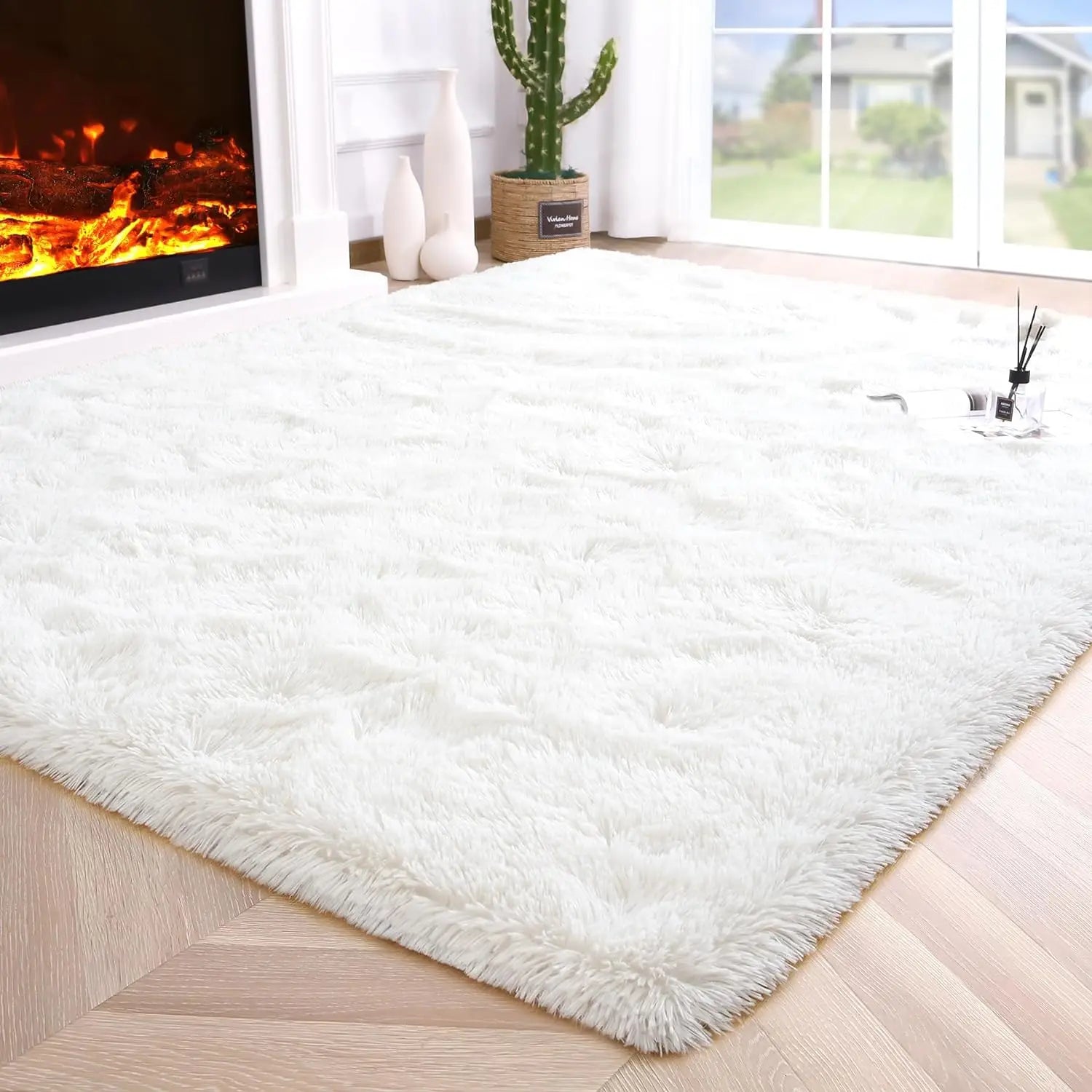 Navak Carpet Fluffy Rugs for Bedroom Fuzzy Area Rugs for Living Room Soft Kids Carpet Non Slip Rugs for Hardwood Floors Room Decor