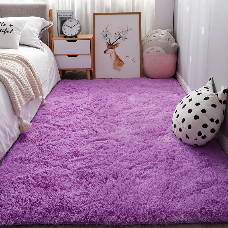 Navak Teppiche und Teppichböden für das Wohnzimmer zu Hause, flauschiger, pelziger großer Teppich, Flur, Eingangstürmatten, Jugendzimmer-Dekorationsteppich im Schlafzimmer