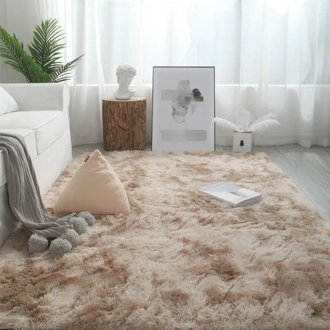 Navak Teppich Plüschteppich Wohnzimmerdekoration Kinderzimmerteppich Flauschige Matte für den Flur Rutschfeste Haarteppiche Nachttischdesigns Zimmermatte