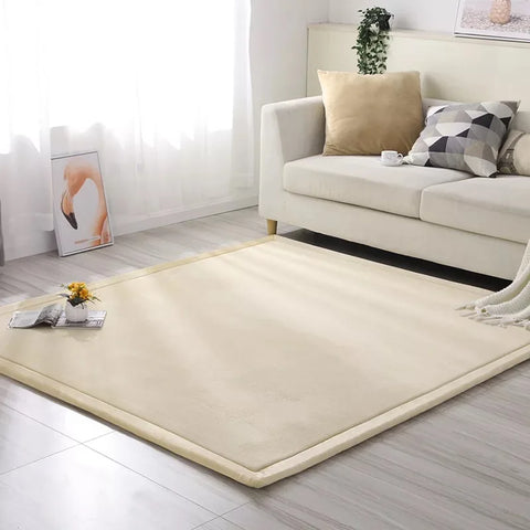 Navak Teppich, Korallensamt, gepolsterter, rutschfester Teppich, 3 cm dick, Tatami-Matten für Kinder, Erkerfenster, individuelle Matten, Schlafzimmer, Wohnzimmer, Bodenteppiche