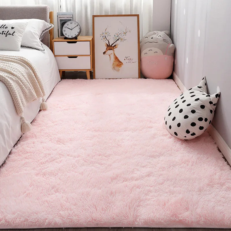 Navak Teppiche und Teppichböden für das Wohnzimmer zu Hause, flauschiger, pelziger großer Teppich, Flur, Eingangstürmatten, Jugendzimmer-Dekorationsteppich im Schlafzimmer