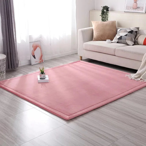 Navak Teppich, Korallensamt, gepolsterter, rutschfester Teppich, 3 cm dick, Tatami-Matten für Kinder, Erkerfenster, individuelle Matten, Schlafzimmer, Wohnzimmer, Bodenteppiche