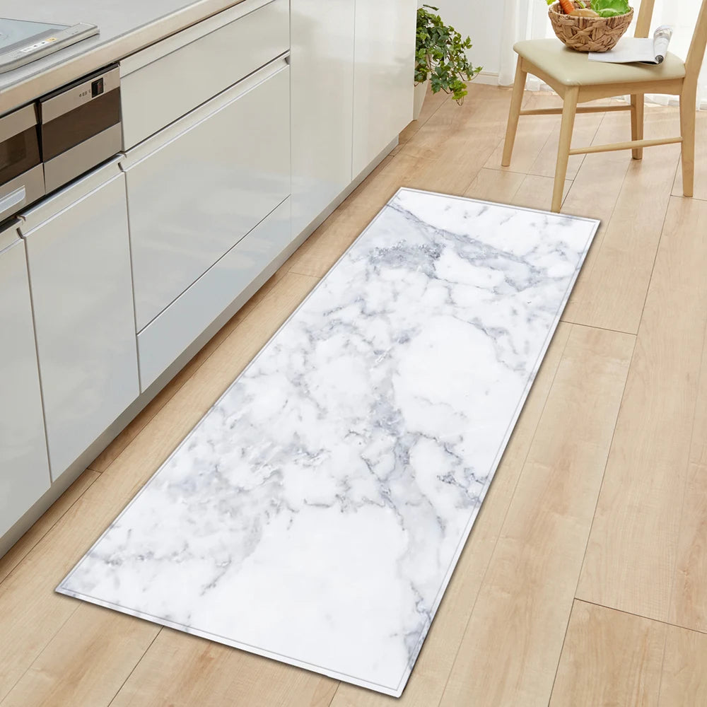 Navak Teppich Nordische Küchenmatte Schlafzimmer Eingangsbereich Fußmatte Haus Flur Bodendekoration Wohnzimmer Teppich Holzmaserung Badezimmer Anti-Rutsch-Teppich