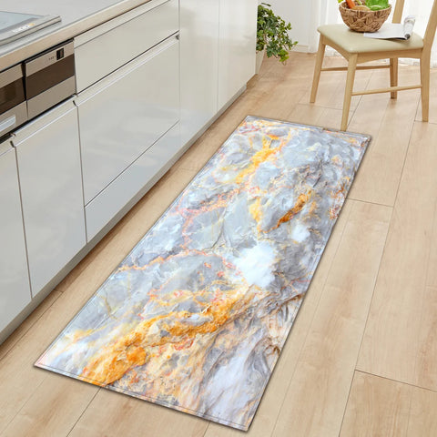 Navak Teppich Nordische Küchenmatte Schlafzimmer Eingangsbereich Fußmatte Haus Flur Bodendekoration Wohnzimmer Teppich Holzmaserung Badezimmer Anti-Rutsch-Teppich