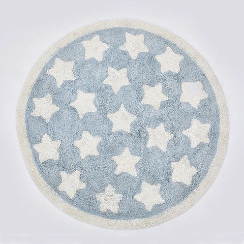 Navak Teppich Stern Teppich Tapete Infantil Runde Nordic Baumwolle Boden Matte Kelim Weiche Blaue Teppiche für Baby Kinder Kinder Schlafzimmer Wohnzimmer zimmer Dekor