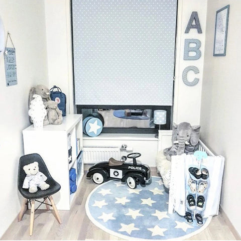 Navak Teppich Stern Teppich Tapete Infantil Runde Nordic Baumwolle Boden Matte Kelim Weiche Blaue Teppiche für Baby Kinder Kinder Schlafzimmer Wohnzimmer zimmer Dekor