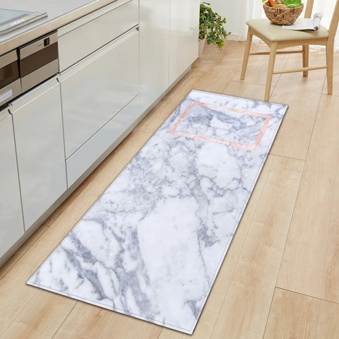 Navak Teppich Nordische Küchenmatte Schlafzimmer Eingangsbereich Fußmatte Haus Flur Bodendekoration Wohnzimmer Teppich Holzmaserung Badezimmer Anti-Rutsch-Teppich