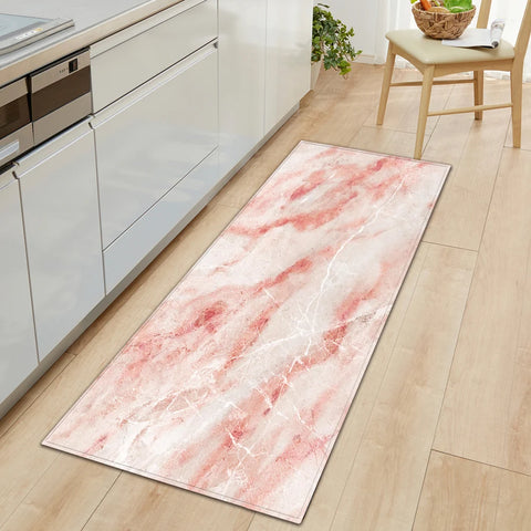 Navak Teppich Nordische Küchenmatte Schlafzimmer Eingangsbereich Fußmatte Haus Flur Bodendekoration Wohnzimmer Teppich Holzmaserung Badezimmer Anti-Rutsch-Teppich