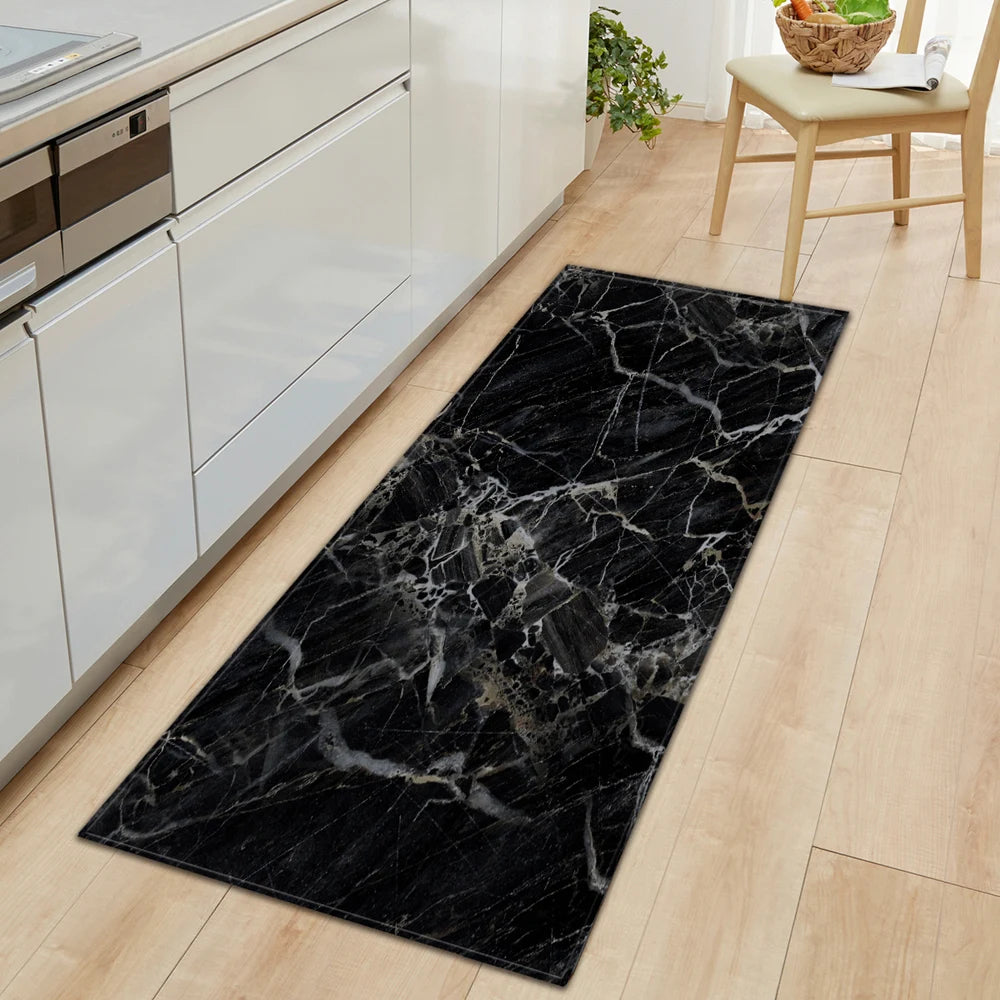 Navak Teppich Nordische Küchenmatte Schlafzimmer Eingangsbereich Fußmatte Haus Flur Bodendekoration Wohnzimmer Teppich Holzmaserung Badezimmer Anti-Rutsch-Teppich