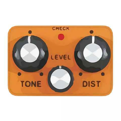 Navak Teppich Gitarre Badezimmermatte Boss DS-1 Distortion Pedal Teppich Home Fußmatte Wohnzimmer Teppich Eingangstür