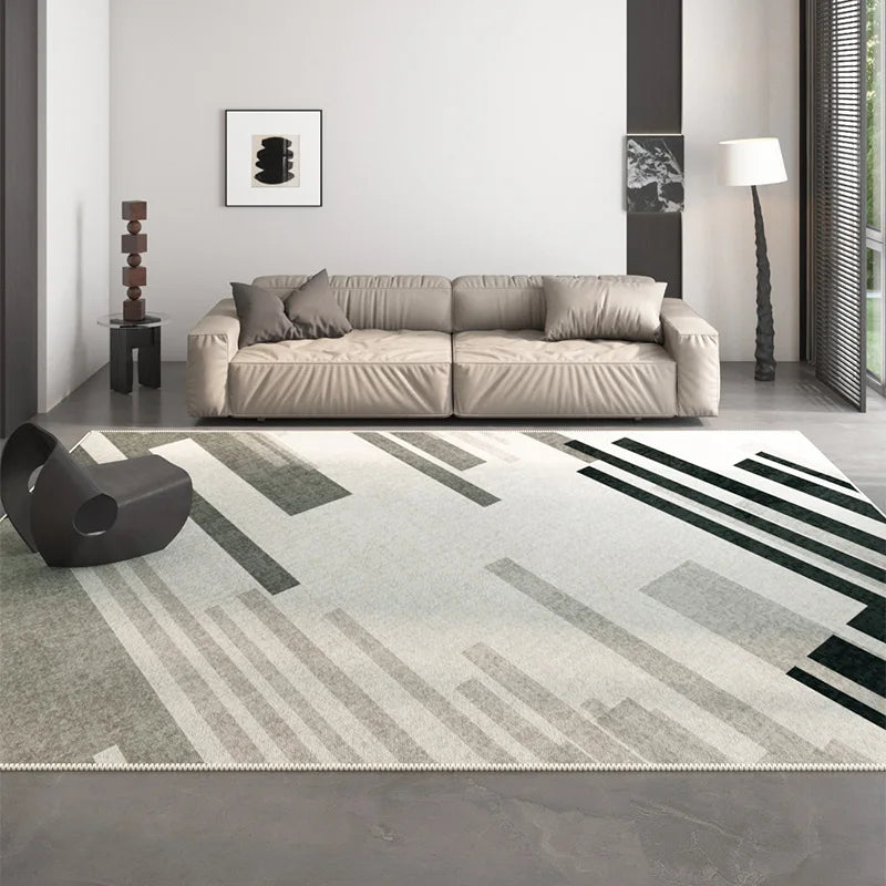 Navak Teppich, nordischer Stil, Teppiche für Wohnzimmer, waschbar, Schlafzimmer-Dekor, geometrisches Muster, luxuriöser Lounge-Teppich, große Bodenmatte für Zuhause