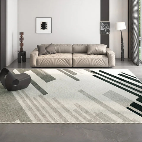 Navak Teppich, nordischer Stil, Teppiche für Wohnzimmer, waschbar, Schlafzimmer-Dekor, geometrisches Muster, luxuriöser Lounge-Teppich, große Bodenmatte für Zuhause