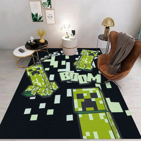 Navak Carpet Daily Picks Anime-Teppich, Cartoon-Teppich, für Wohnzimmer, Schlafzimmer, Küche, Sofa, Tisch, Balkon, rutschfeste, waschbare Matte, exquisite Heimornamente