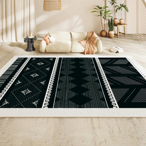 Navak Teppich Persischer Wohnzimmer Großflächiger Teppich Schlafzimmer Nachttisch Sofa Couchtisch Rutschfeste Teppiche 2025 Neuer Retro High End Wasserdichter Teppich