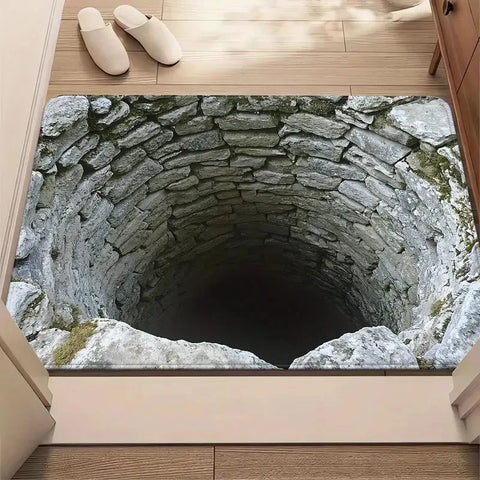 Navak Teppich, Fußmatte für den Eingangsbereich, Ziegelstein, bodenloses Loch, Teppich, 3D-Falle, optische visuelle Illusion, Teppiche, Spielzimmer, Bodenteppichmatte