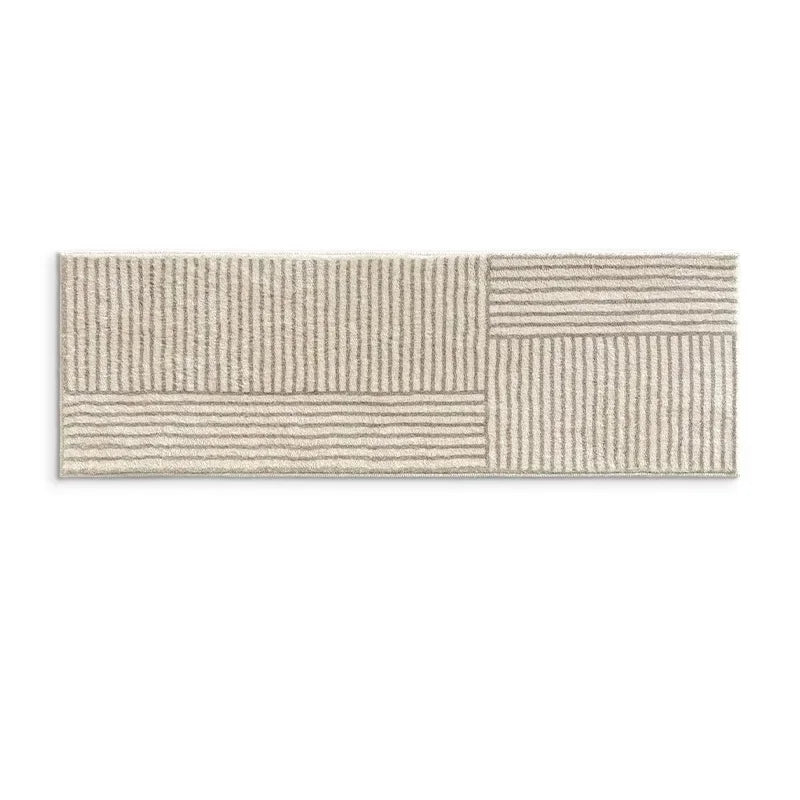 Navak Teppich Schlafzimmerteppich Nachttisch Lange Bodenmatte Weiche Flauschige Bequeme Fußmatten Japanischer Minimalistischer Heimdekorationsteppich Für Wohnzimmer