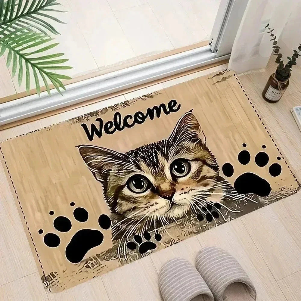 Navak Carpet 1PC Küchenteppich mit Charaktermuster, rutschfeste Fußmatten für Zuhause, Pop-Design, Badezimmerteppiche, Badematte, Teppich für Waschbecken, Wäschedekor