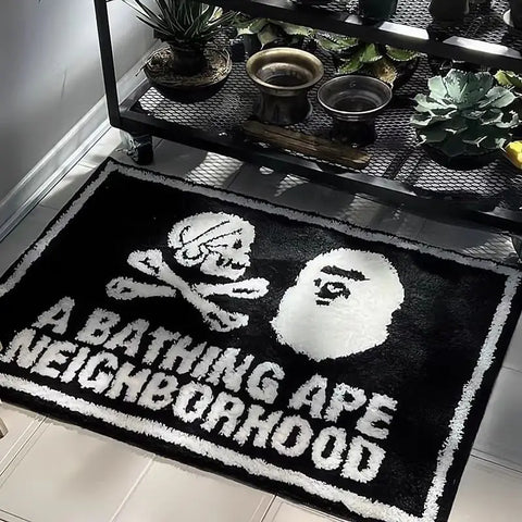 Navak Carpet Tide brand joint NB tide brand carpet living room floor mat ape head bedroom bedside blanket customization