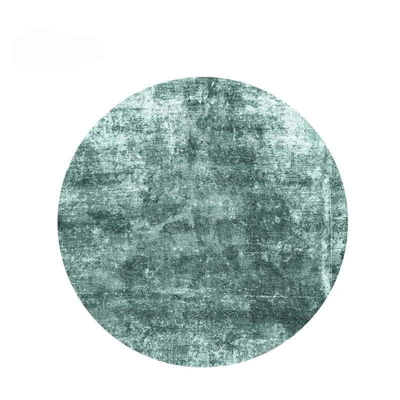 Navak Teppich, moderne minimalistische Teppiche für Wohnzimmer, leichtes Luxus-Schlafzimmerdekor, grüner Teppich, runde Loungematte, Zuhause, flauschiger weicher Plüschteppich