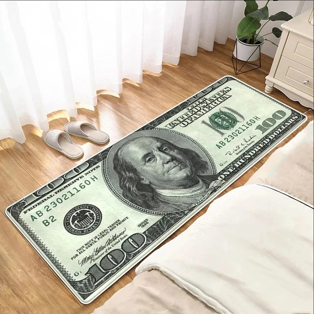 Navak Carpet USA Dollar Design Carpet for Living Room Home Decor Kitchen Hallway Balcony Rugs Bathroom Anti-slip Floor Mat Entrance Doormat