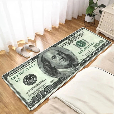 Navak Carpet USA Dollar Design Carpet for Living Room Home Decor Kitchen Hallway Balcony Rugs Bathroom Anti-slip Floor Mat Entrance Doormat