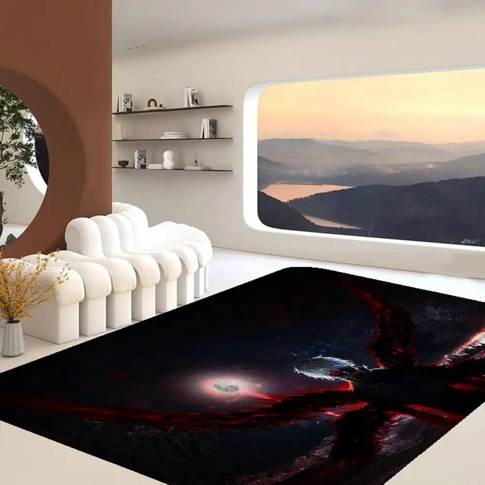 Navak Teppich Tokyo Anime Ghoul Bodenmatte er Anti-Rutsch Moderne Wohnzimmer Balkon Bedruckte Nachttischmatten