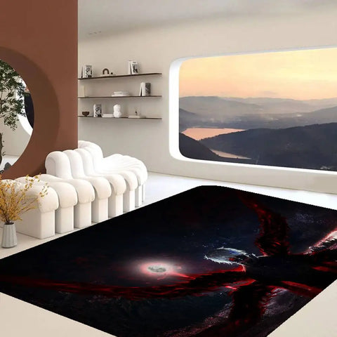 Navak Teppich Tokyo Anime Ghoul Bodenmatte er Anti-Rutsch Moderne Wohnzimmer Balkon Bedruckte Nachttischmatten