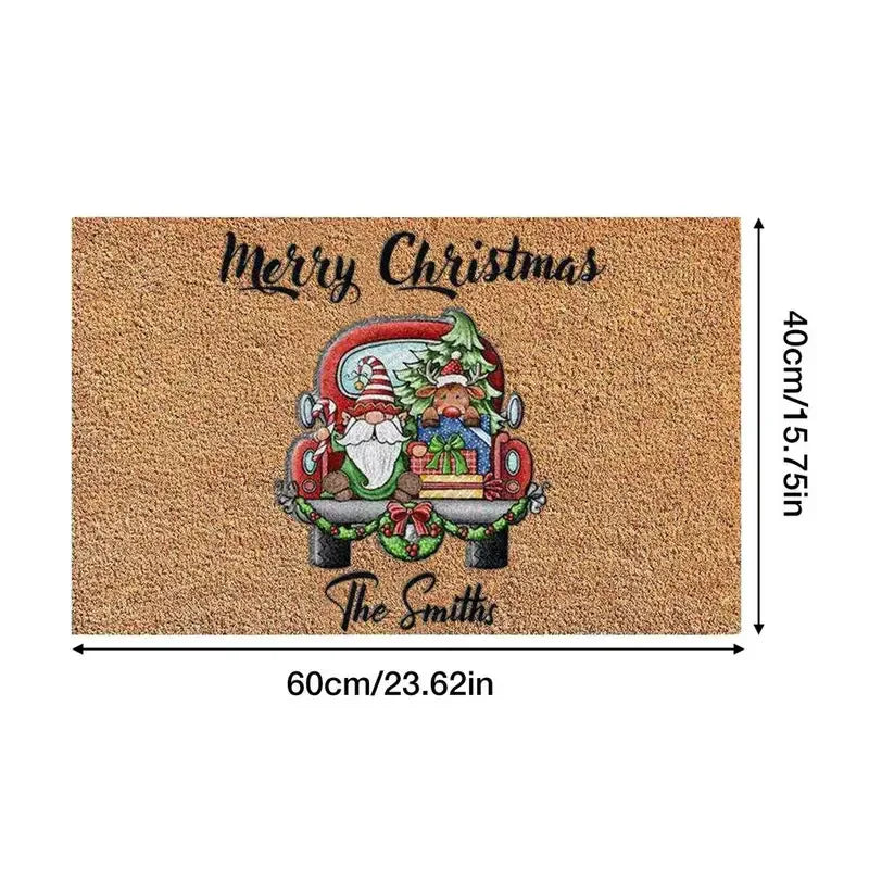 Navak Carpet Exclusive Picks Christmas Welcome Gnome Doormat Indoor Outdoor Entrance Carpet Home Decor Hallway Kitchen Living Room Floor Mat
