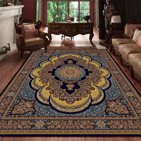 Navak-Teppich, klassischer Luxus-Teppich im persischen Stil, eleganter, waschbarer Teppich für Wohnzimmer, Schlafzimmer, anspruchsvolle Heimdekoration, Bodenmatte, Küchenmatte