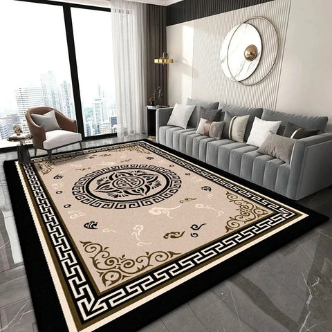 Navak Carpet Chinesischer klassischer Teppich für leicht zu reinigende Wohnzimmer-Couchtische und Schlafzimmer-Garderoben, rutschfeste Dekoration