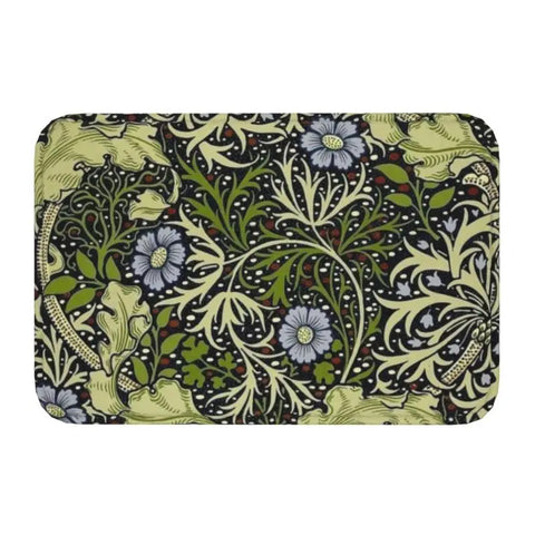 Navak Teppich Custom William Morris Compton Floral Jugendstil Muster Fußmatte Bad Tür Bodenmatte Textil Muster Toilette Teppich Teppich Footpad