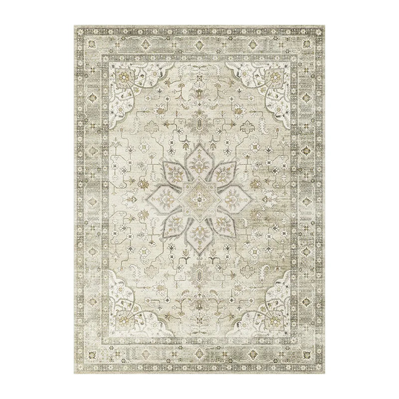 Navak-Teppich, grüner Abzeichen-Teppich, elegante Perserteppiche, Wohnzimmer, Schlafzimmer, dekorative Teppiche, rutschfest, weicher Gebetsteppich, maschinenwaschbarer Teppich