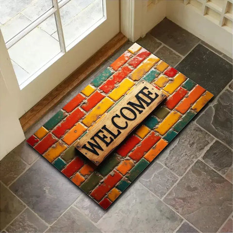 Navak Carpet Exclusive Picks Skandinavischer Eingangsbereich, leicht zu reinigen, rutschfest, wasserabsorbierend, Fußmatte für den Eingangsbereich, Innendekoration