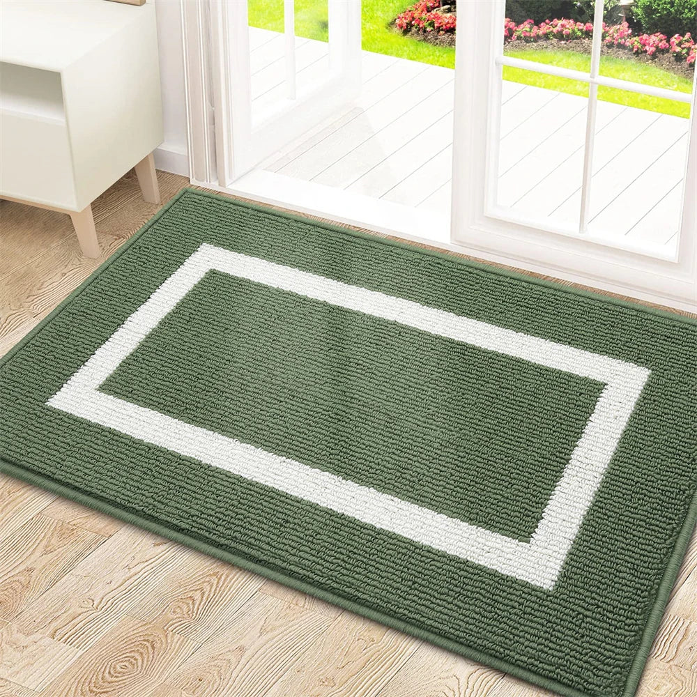 Navak Carpet Olanly Fußmatte, schmutzabweisend, für den Eingang, Fußmatte für den Außenbereich, weicher Küchenteppich, rutschfester Bodenteppich, saugfähig, Haus, Willkommens-Fußmatte