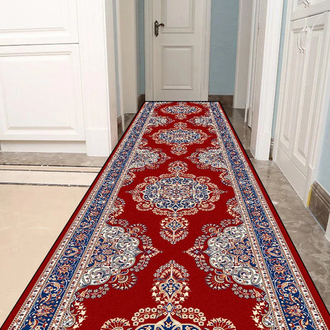 Navak Teppich im persischen Stil, Wohnzimmerteppich, langer Flurteppich, rutschfeste Treppendekoration, Läuferteppich, Küchenmatte, Größe individuell