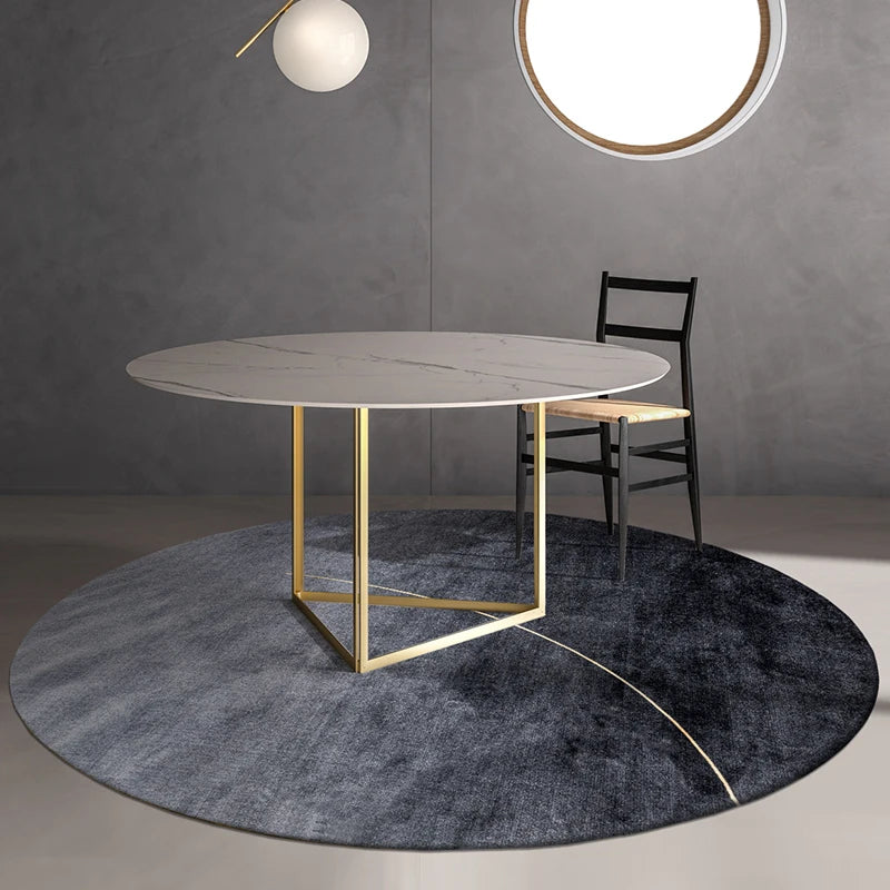 Navak Carpet Nordic Style Round Carpets for Living Room Decoration Bedroom Decor Rugs Non-slip Carpet Sofa Area Rug Home Thicken Floor Mats