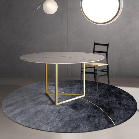 Navak Carpet Nordic Style Round Carpets for Living Room Decoration Bedroom Decor Rugs Non-slip Carpet Sofa Area Rug Home Thicken Floor Mats