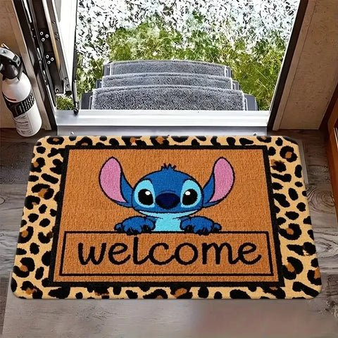 Navak Carpet Daily Picks Fußmatte mit süßem Stich-Druck, für den Eingangsbereich, rutschfester Teppich für drinnen und draußen, für Wohnzimmer, Heimdekoration, weiche Matte, Dekorationsteppich