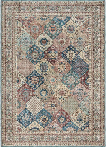 Navak Carpet Exclusive Picks Bohemian Style Loop-Pile Rug - Ultra-Thin, Stain-Resistant, Non-Slip Carpet for Living Room & Office, Soft Floor Mat