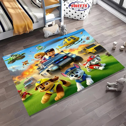 Navak Carpet 3D Neuankömmling Niedlicher Hunde-Cartoon-Teppich, Teppich für Wohnzimmer, Kinderzimmer, Schlafzimmer, Sofa, Küche, Fußmatte, Dekor, rutschfeste Bodenmatte für Kinder