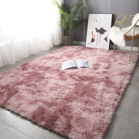 Navak Teppich, grauer Teppich für Wohnzimmer, Plüschteppich, Schlafzimmerboden, flauschige Matten, rutschfeste Heimdekor-Teppiche, weiche Samtteppiche, Kinderzimmerdecke