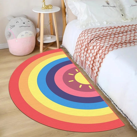 Navak Carpet Exclusive Picks Sommerliche, einfache geometrische Antifouling- und Antistatik-Fußmatten, pflegeleicht, für Wohnzimmer, Schlafzimmer, Flanellteppich, Heimdekoration