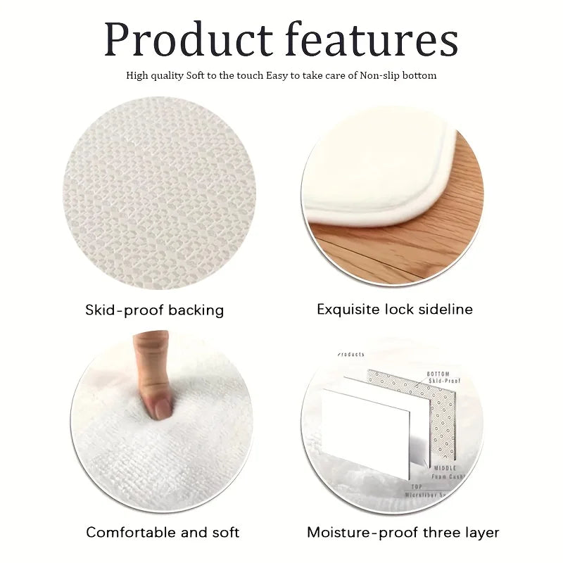 Navak Carpet Exclusive Picks Waschlappen-Teppich, Zebra-Streifen-Teppich, weich und gemütlich, stumm, für Schlafzimmer, Wohnzimmer, Garderobe, Sofa, Nachttisch, Dekoration, Heimdekoration
