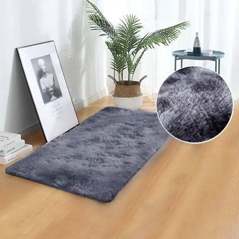 Navak Carpet Exclusive Picks 40 x 60 cm Seidenwollteppich, verdickt, für Nachttisch, Wohnzimmer, Kinderzimmer, weicher Heimdekor-Teppich, waschbar, schmutzabweisende Matte