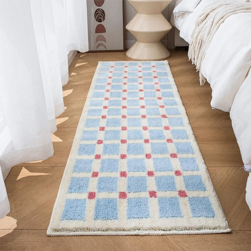 Navak Carpet Exklusiver Picksins Frischer Kaschmir-Imitat-Teppich, Isolierung, pflegeleicht, Schlafzimmer, Bettdecke, Garderobenteppich, Badezimmer-Fußmatte, Heimdekoration