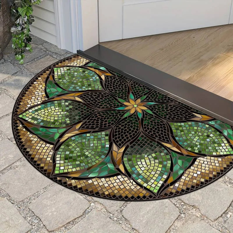 Navak Carpet Exclusive Picks Einfacher karierter Ziegelsteinmuster-Kristallsamtteppich, rutschfest, für Schlafzimmer, Wohnzimmer, verschleißfeste Bodenmatte, Heimdekoration