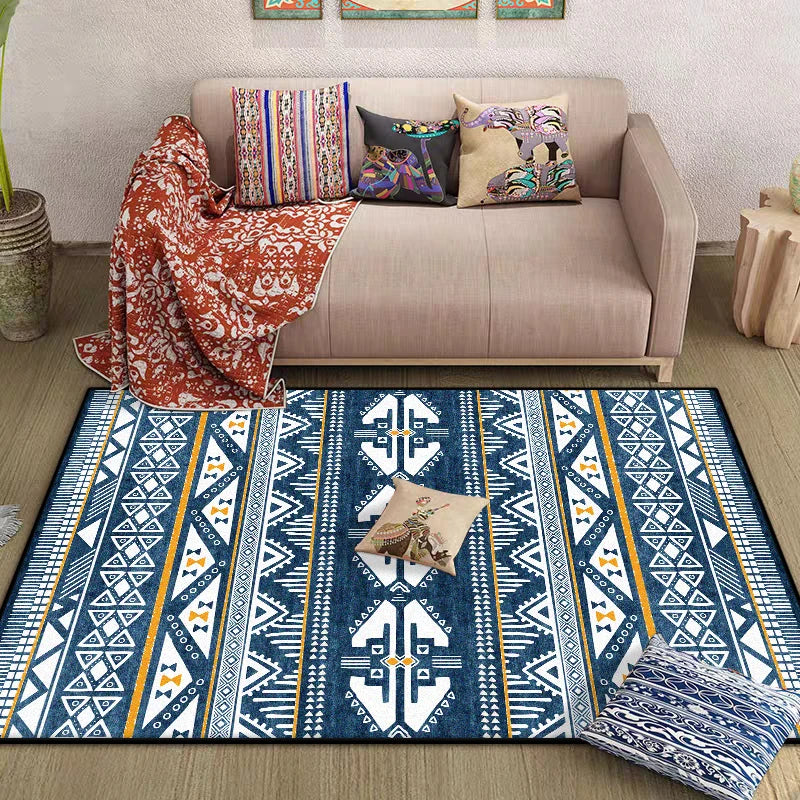 Navak Teppich im marokkanischen Stil, Schlafzimmerdekor, Nachttischteppich, waschbare Teppiche für Wohnzimmer, nordischer ethnischer Lounge-Teppich, weiche, rutschfeste Bodenmatte