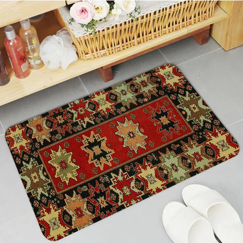 Navak Teppich Boho Perserteppich Muster Küchenmatte rutschfeste Waschküchenmatte Wäschedekor Balkon Kind Wohnzimmer Moderne Wohnkultur