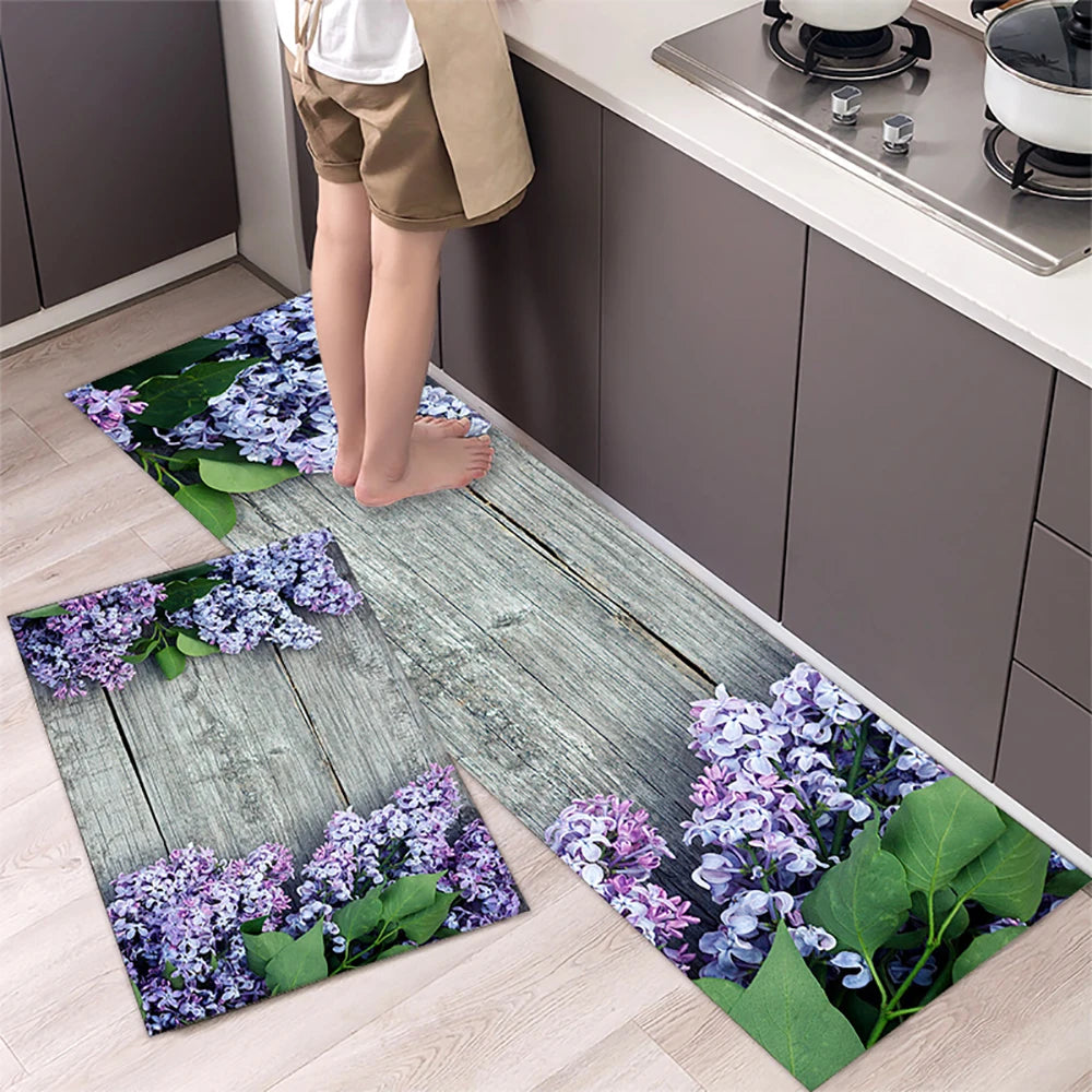 Navak Teppich Küchenmatte Teppich für Boden Hauseingang Fußmatte Schlafzimmer Wohnzimmer Dekor Nachttisch Teppich Flur Balkon Badezimmer Anti-Rutsch-Matte